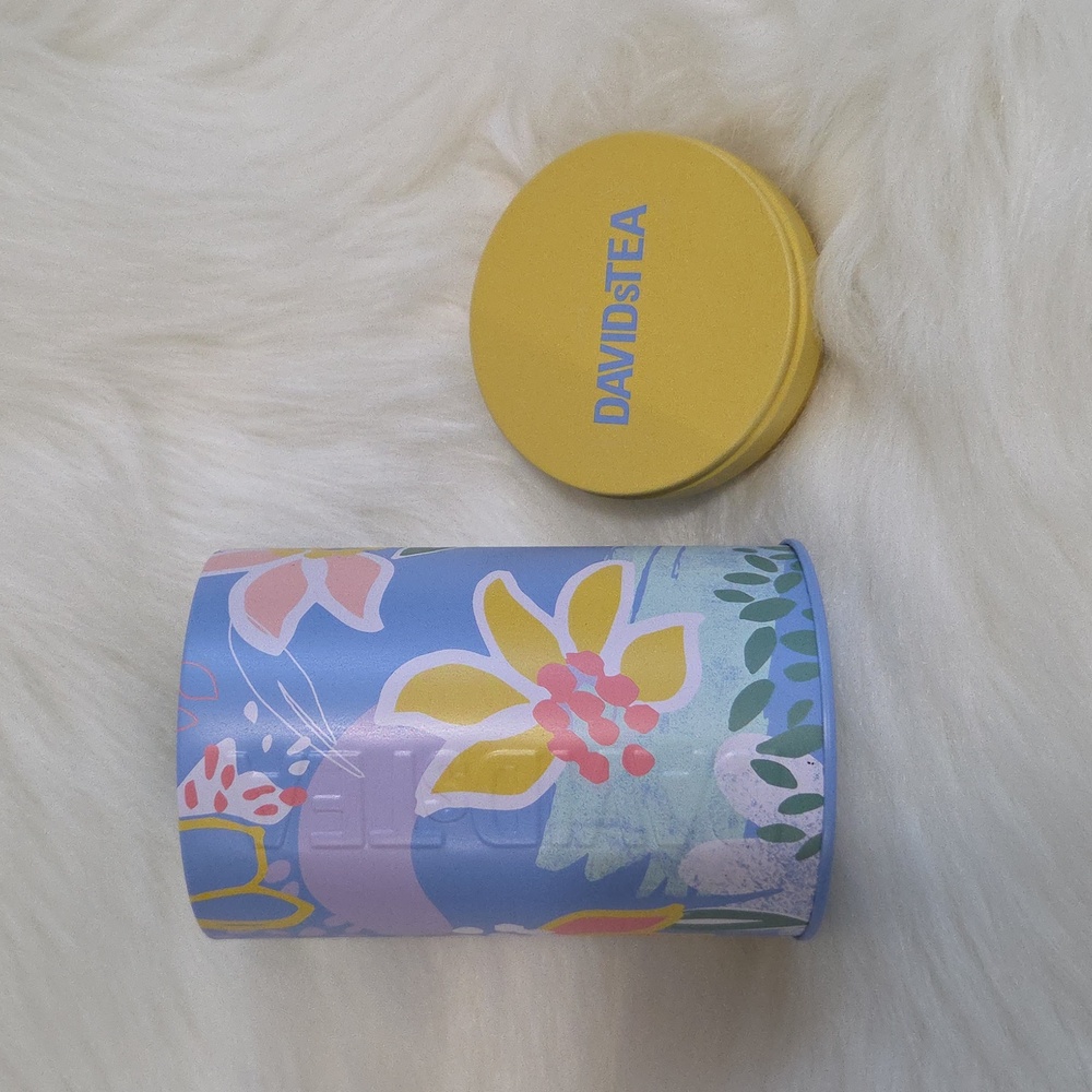 2 For $20 NEW! DAVIDsTEA Spring Flower Perfect Tin *Retired* Davids Tea